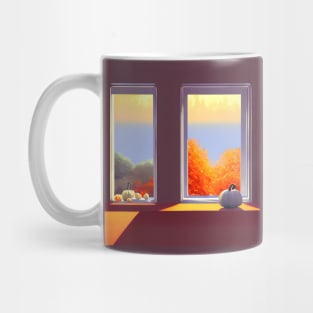 Alone in the Patch Pumpkin Season Quiet Autumn Mood with All Pumpkin Patches Introverting Mug